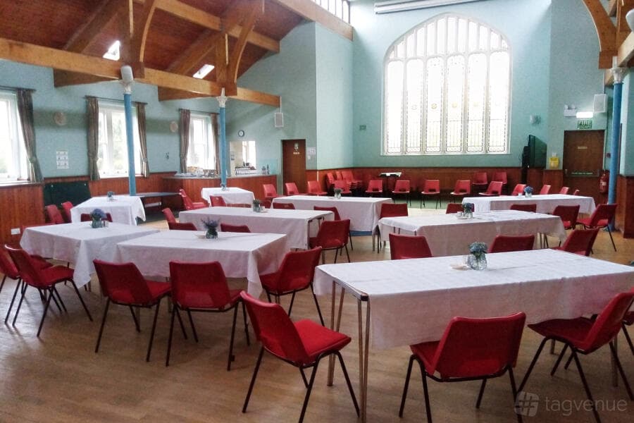 Main Hall at Penarth Methodist Church Room Hire